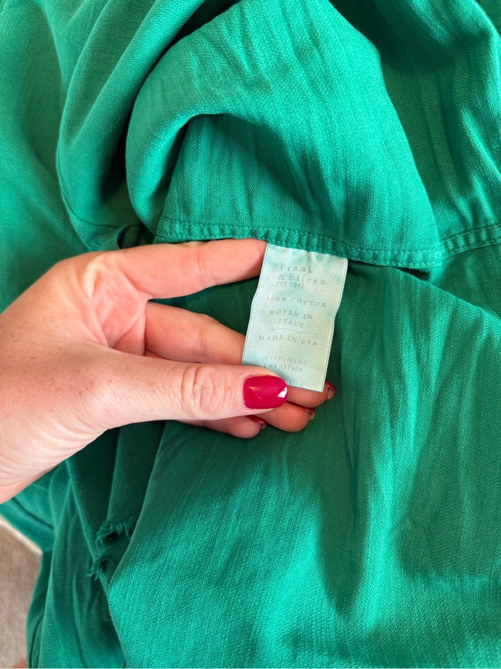 NWOT Frank & Eileen Mary Classic Shirt Dress - Picture 5 of 6